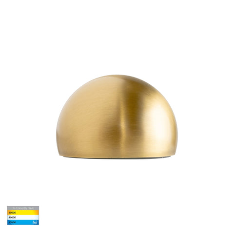 Serres Solid Brass Surface Mounted LED Wall Light - HV3286T-BR-12V