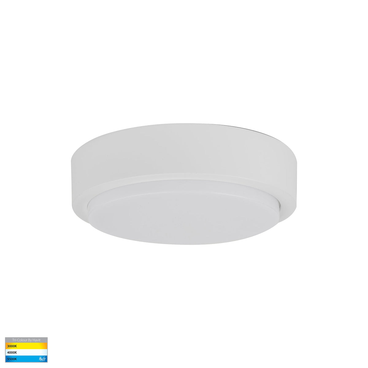 HV36052T-WHT- Liptor White 20w Ceiling Mounted LED Oyster - HV36052T-WHT