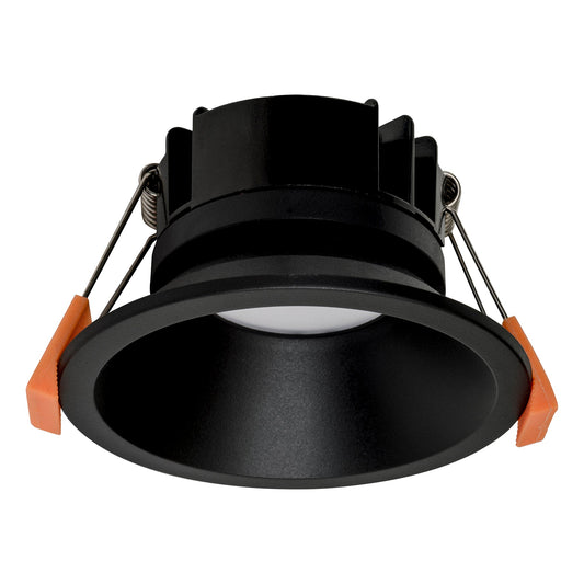 Gleam Black Fixed Dim to Warm LED Downlight - HV5528D2W-BLK