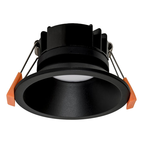 Gleam Black Fixed Dim to Warm LED Downlight - HV5528D2W-BLK