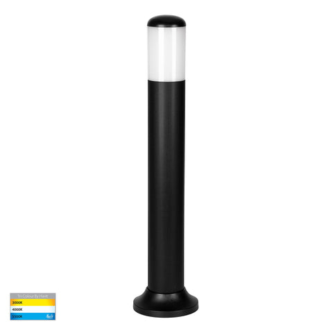 Renzi Polycarbonate LED Bollard Light - HV1682T-BLK