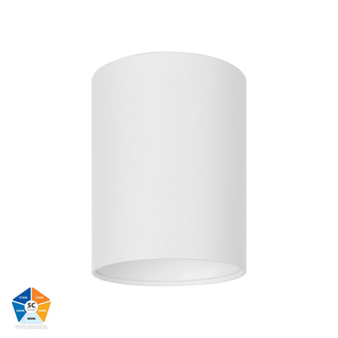 Nella White 18w Surface Mounted LED Downlight - HV5843S-WHT-12V
