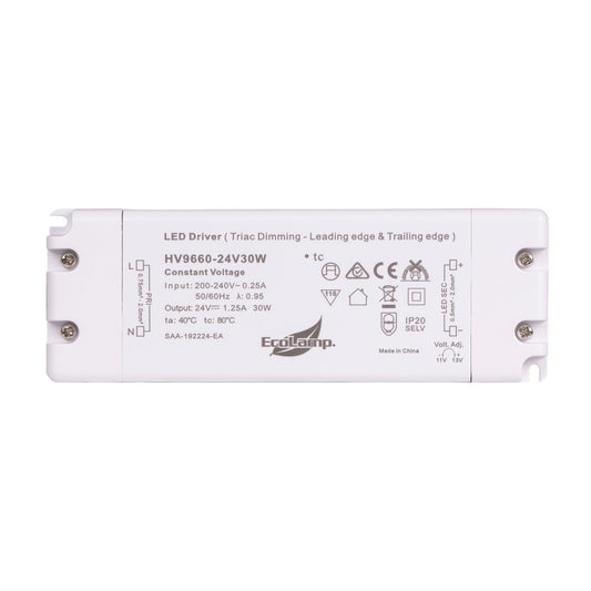 30W Indoor Dimmable LED Driver - HV9660-24V30W