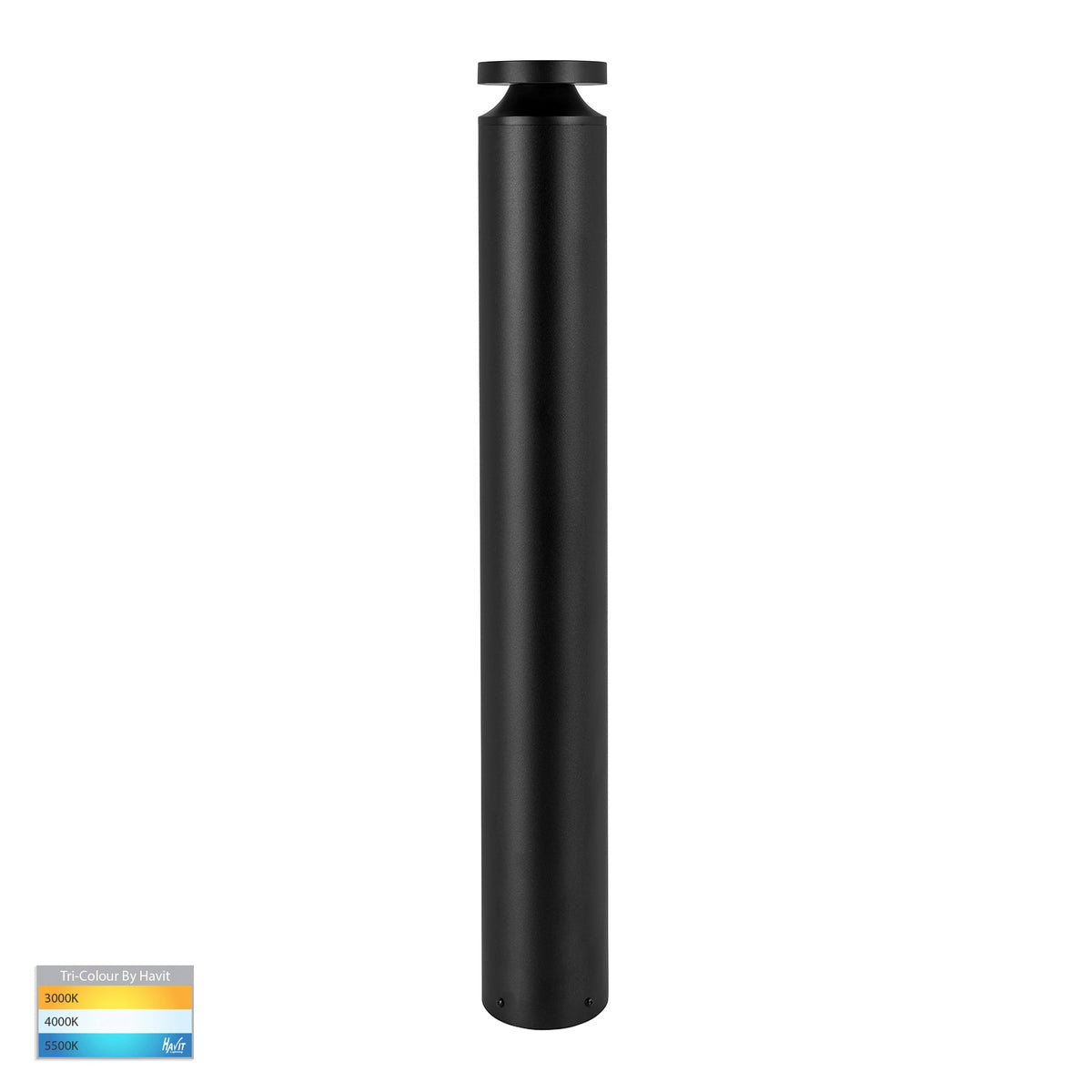 Noray 970mm Black LED Bollard Light - HV1639T-BLK-24V