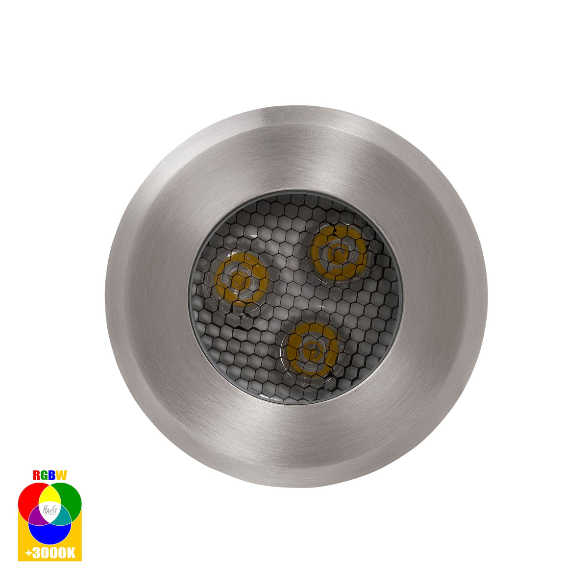 Split 316 Stainless Steel 3w RGBW LED Inground Light - HV1841RGBW