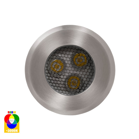 Split 316 Stainless Steel 3w RGBW LED Inground Light - HV1841RGBW