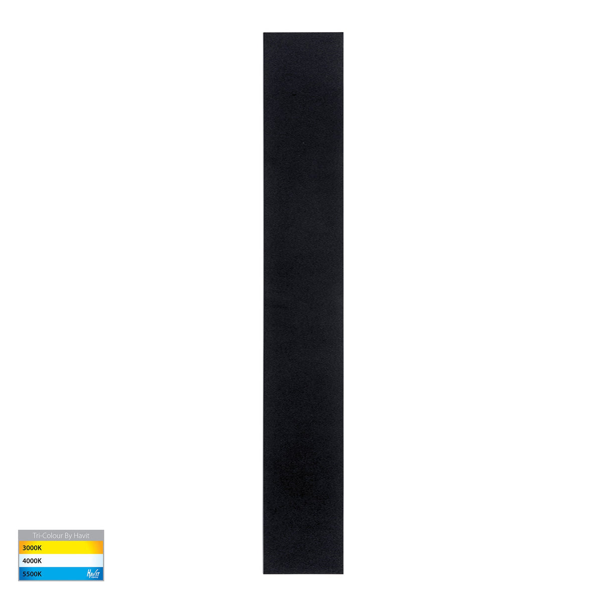 Barline Shadow Aluminium Black 600mm Wall Light - HV3572T-BLK