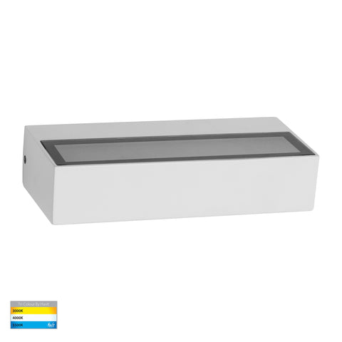 Siena White LED Uplighter Wall Light - HV3654T-WHT