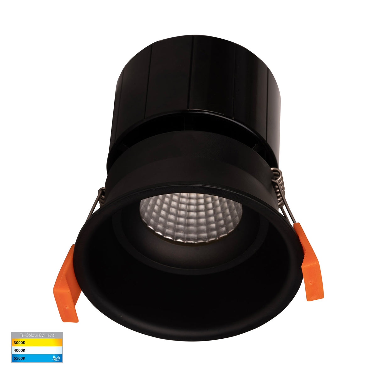 Prime Black Fixed Deep LED Downlight - HV5513T-BLK