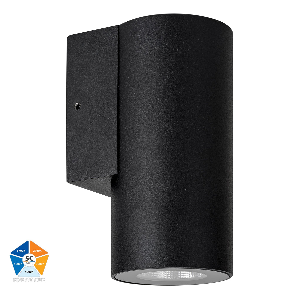 HV3625S-ALUBLK- Aries Aluminium Black Fixed Down LED Wall Light - HV3625S-ALUBLK