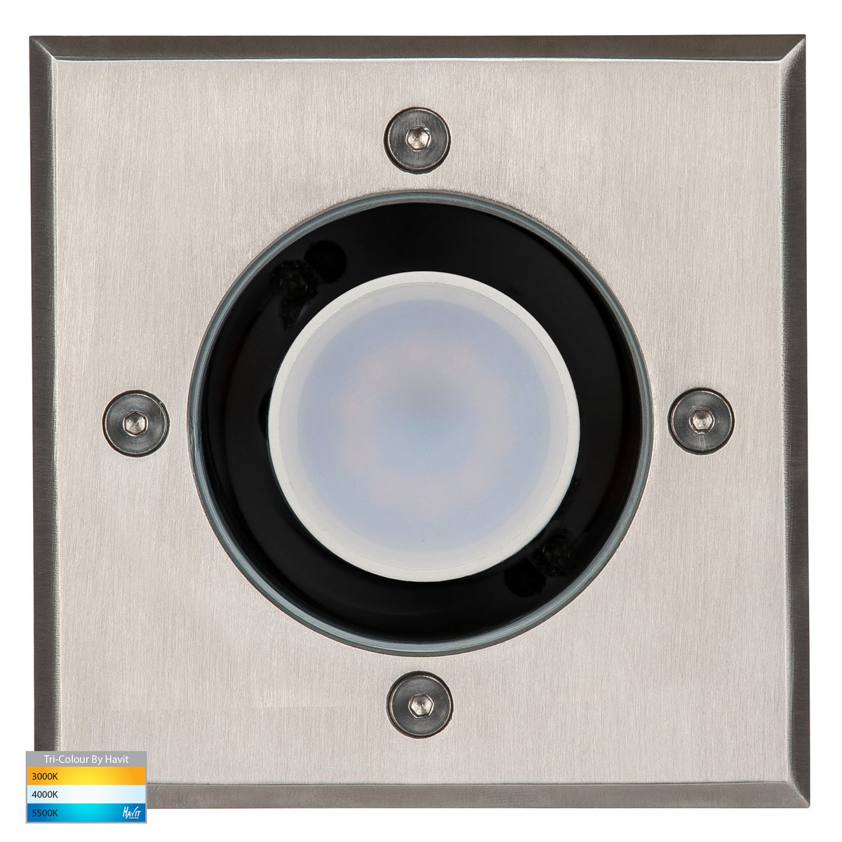 HV1706T - Metro Square 316 Stainless Steel TRI Colour Inground Lights - HV1701T