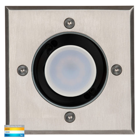 HV1706T - Metro Square 316 Stainless Steel TRI Colour Inground Lights - HV1701T