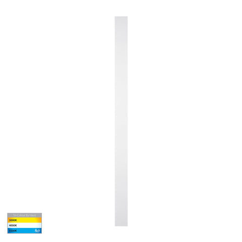 Barline Shadow Aluminium White 1500mm Wall Light - HV3576T-WHT