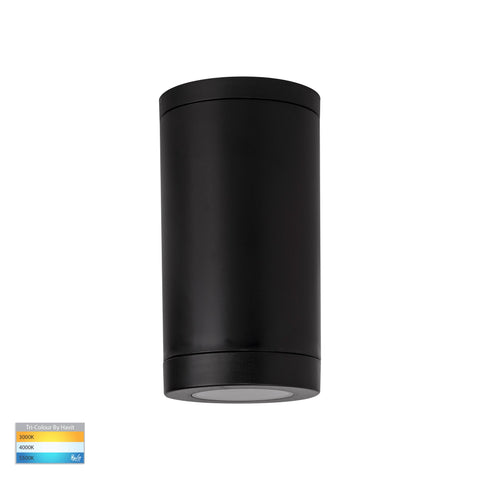 Lexan Black 9in1 Surface Mounted GU10 LED Downlight - HV5831T-BLK