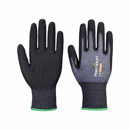 Recycled Cut Resistant Level C Gloves 12 Pack Size 2XL - Portwest - GLOVE-P-AP18-2XL
