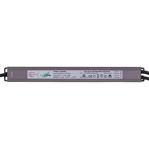 60W Triac + 0-1/10v Dimmable LED Driver - HV9661-24V60W