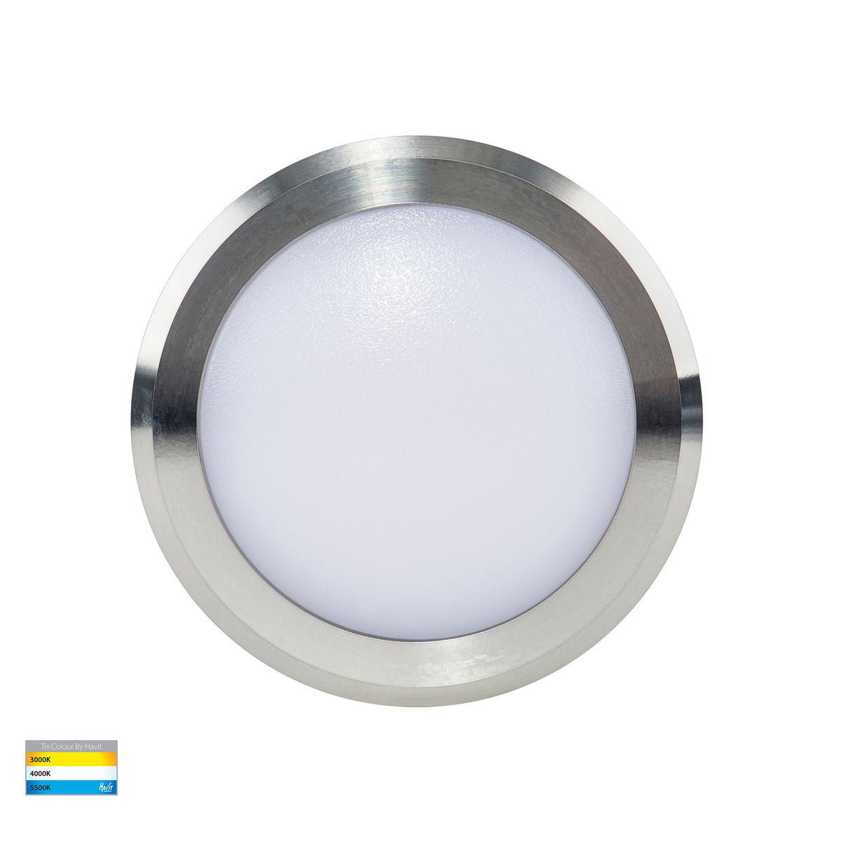 Nava Titanium Coloured Aluminium LED Step Lights - HV2960T-TTM-12V