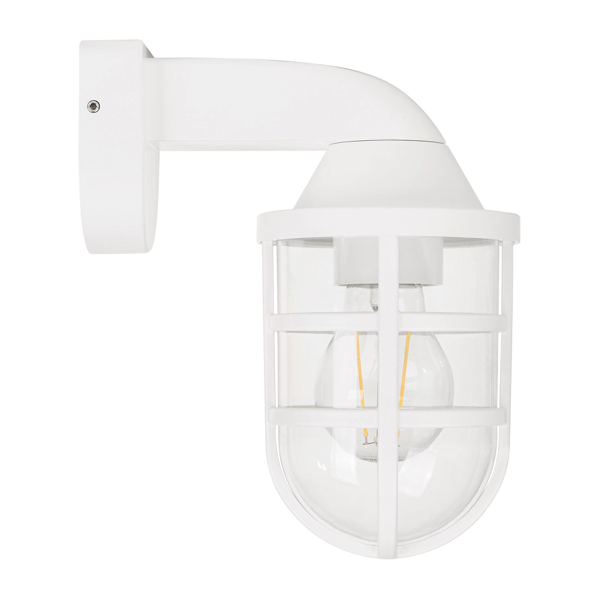 Marina Polycarbonate White Wall Light - HV3511W-WHT