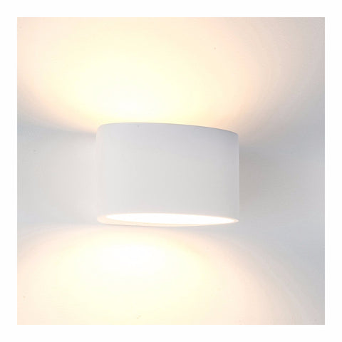 Arc Large Plaster LED Wall Light - HV8026W