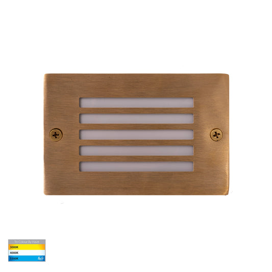 Ardam Solid Brass LED Step Light - HV3295T-BR-12V