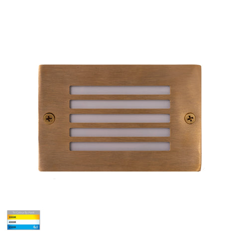 Ardam Solid Brass LED Step Light - HV3295T-BR-12V