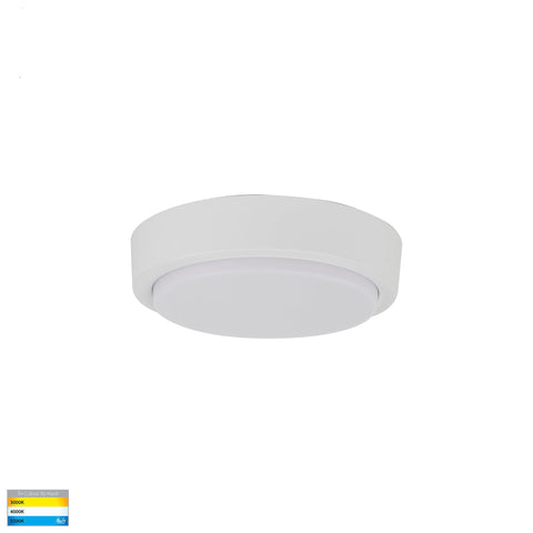 HV36051T-WHT- Liptor White 10w Ceiling Mounted LED Oyster - HV36051T-WHT