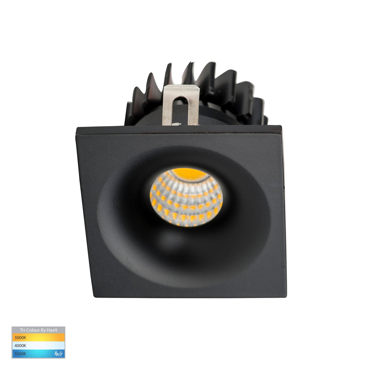 Niche Black Square Mini Recessed Downlight - HV5701T-BLK