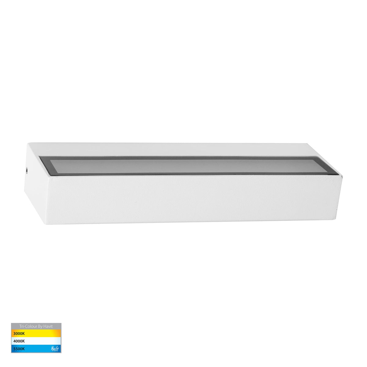 Siena White LED Uplighter Wall Light - HV3656T-WHT