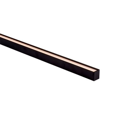 Deep Square Aluminium Profile - HV9693-3136-BLK-EC
