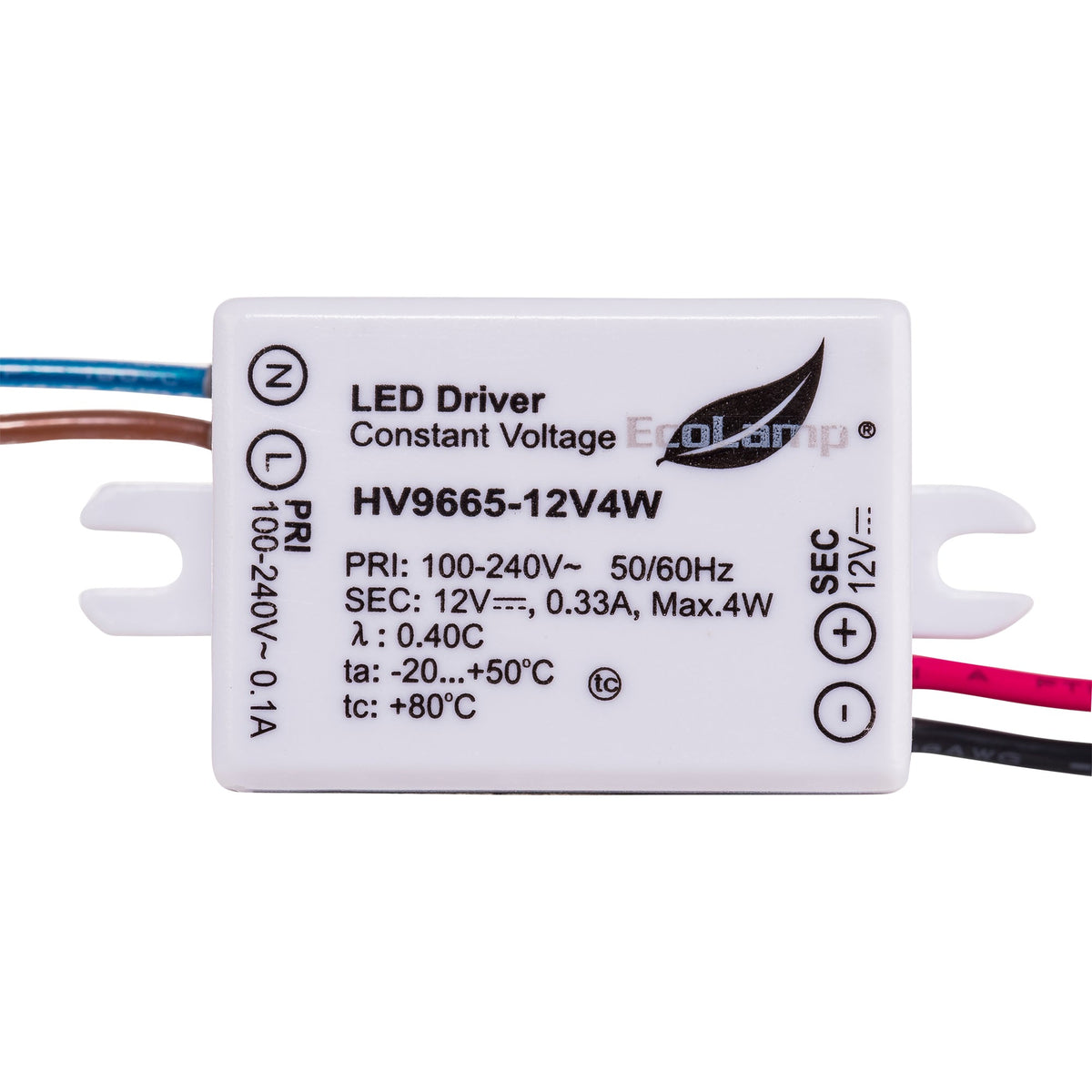 4w IP65 Weatherproof LED Driver - HV9665-12V4W