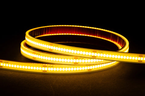 4.8w IP67 24v DC 3000K COB Dotless LED Strip - HV9760-IP67-320-3K-10M