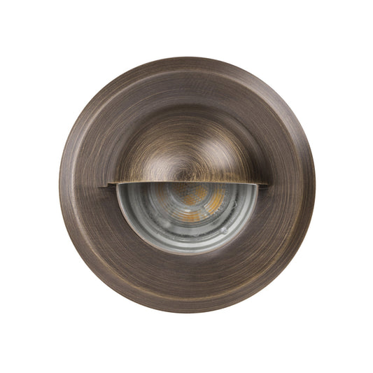 Lokk Antique Brass LED Wall Light with Eyelid - HV2899NW-AB