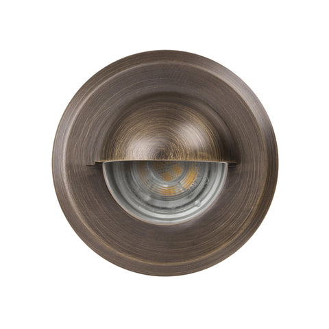 Lokk Antique Brass LED Wall Light with Eyelid - HV2899NW-AB