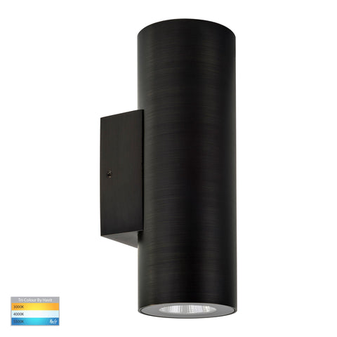 Aries Antique Brass LED Up & Down Wall Light - HV3626T-AB