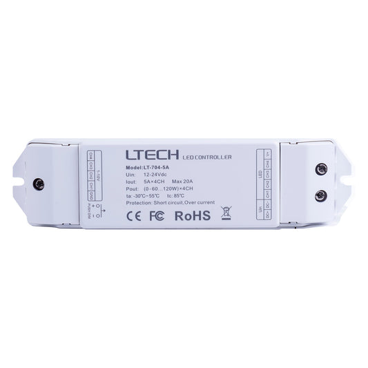 0-1/10V RGBW LED Strip Controller - HV9106-LT-704-5A