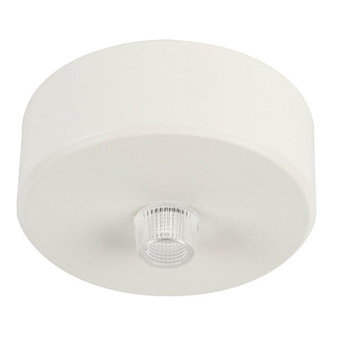 70mm Round Canopy White - HV9705-7023-WHT
