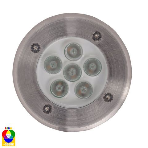 Metro Round 316 Stainless Steel RGBW Inground Lights - HV1801RGBW