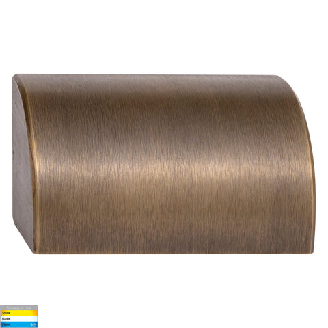 Ridge Solid Bronze LED Step Light - HV3283T-BRZ