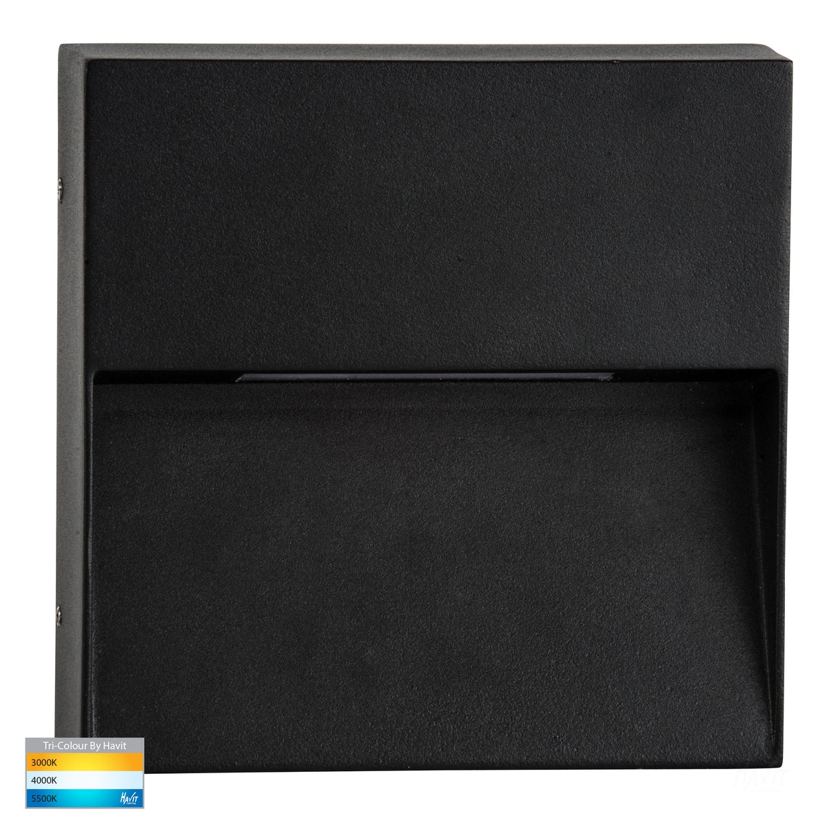 Virsma Black Square LED Step lights - HV3276T-BLK-12V