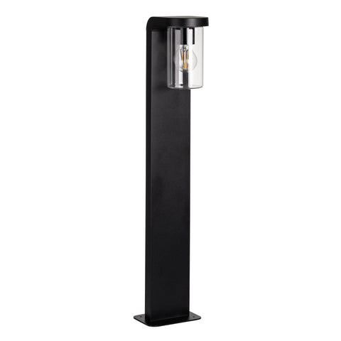 Angela Aluminium Black LED Bollard Light - HV1692W-BLK