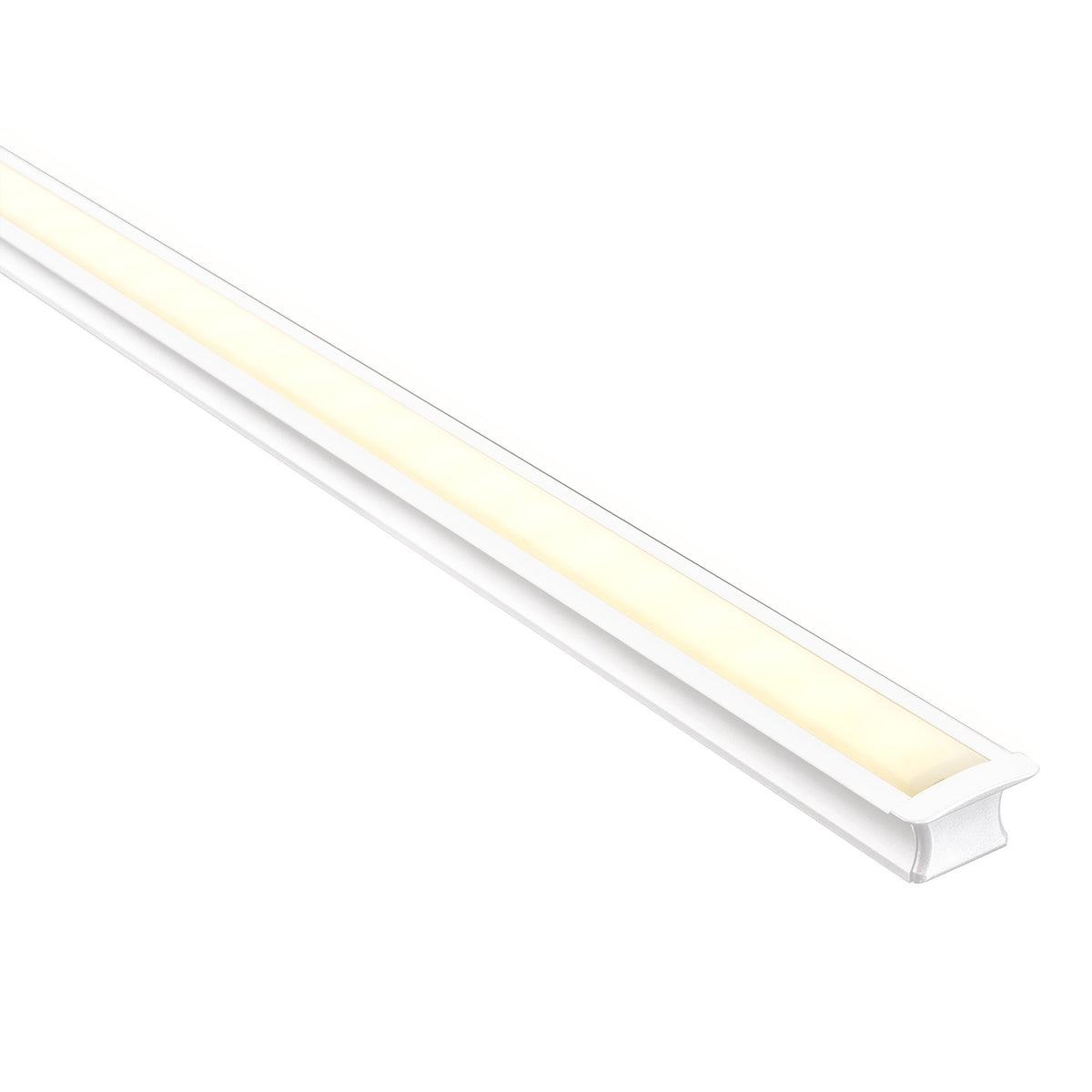 Deep White Square Winged Aluminium Profile - HV9695-2515-WHT