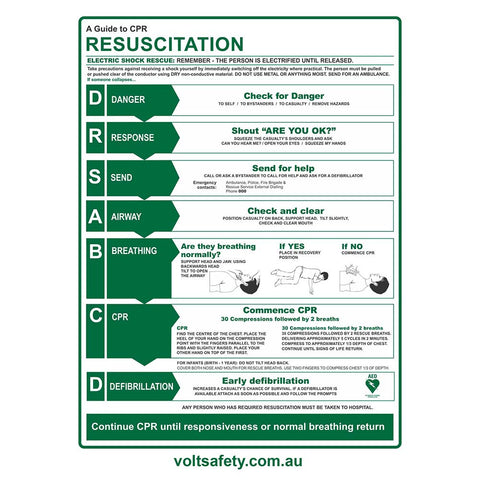 CPR Poster - Volt Safety - SIGN-CPR
