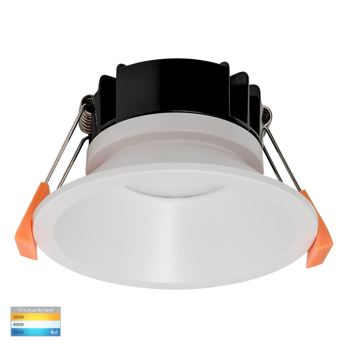 Gleam White Fixed LED Downlight - HV5528T-WHT
