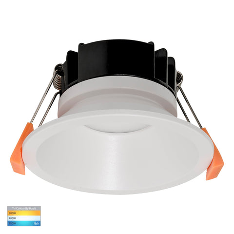 Gleam White Fixed LED Downlight - HV5528T-WHT