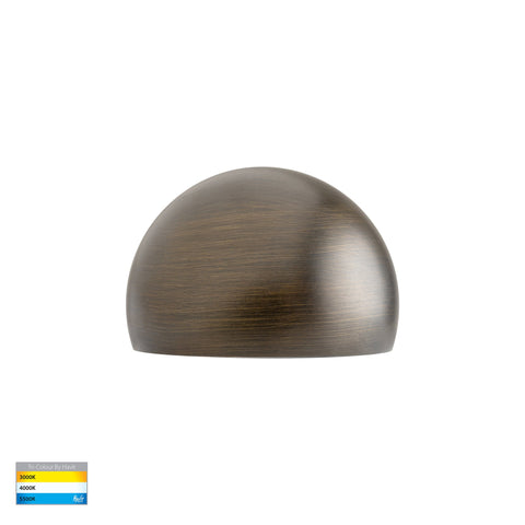 Serres Antique Brass Surface Mounted LED Wall Light - HV3286T-AB-12V