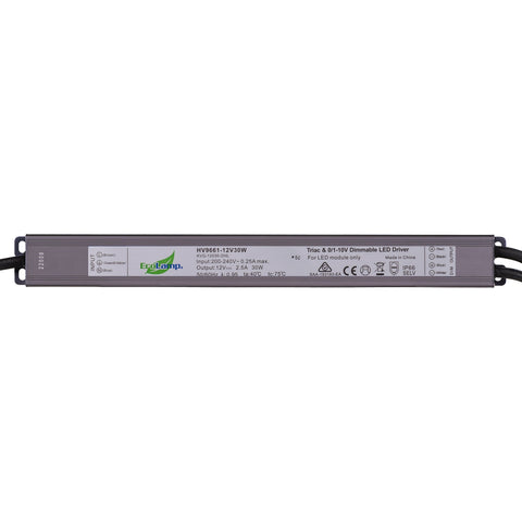 30W Triac + 0-1/10v Dimmable LED Driver - HV9661-24V30W