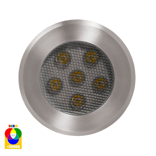 Split 316 Stainless Steel 5w RGBW LED Inground Light - HV1842RGBW