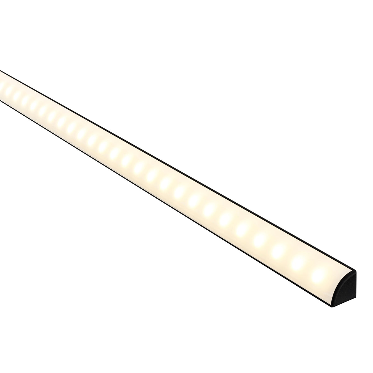 Black Corner Aluminium Profile - HV9691-1616-MC