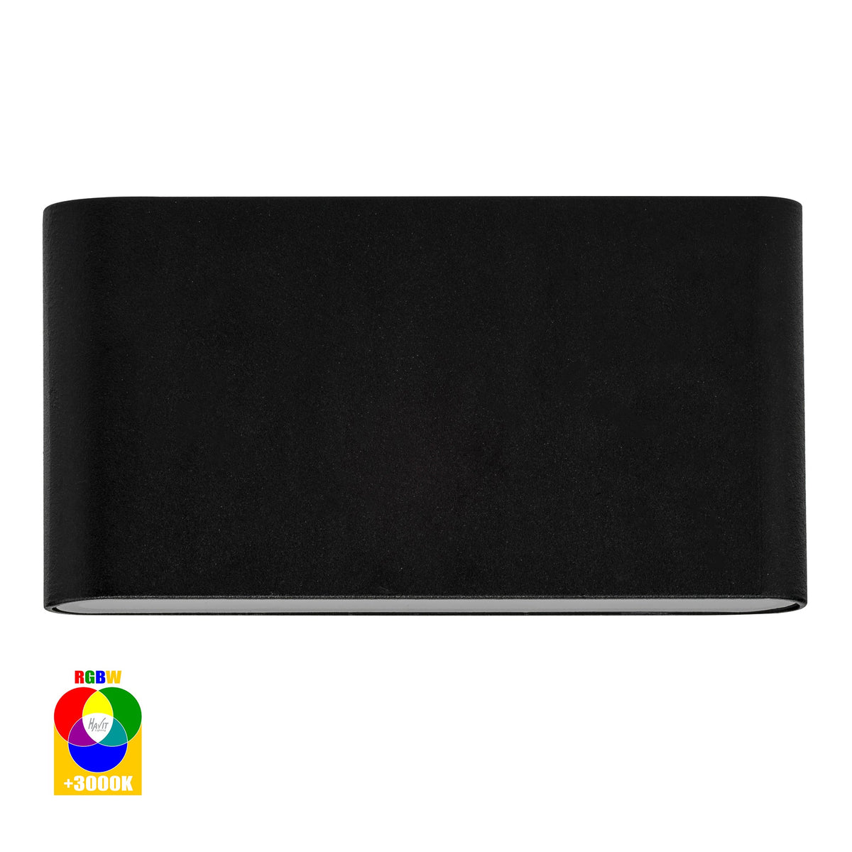 Lisse Black Up & Down RGBW LED Wall Light - HV3644RGBW-BLK