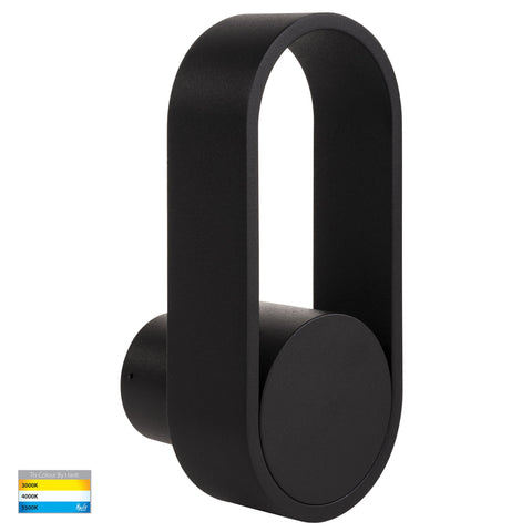 Ovale Black Wall Light - HV8080T-BLK